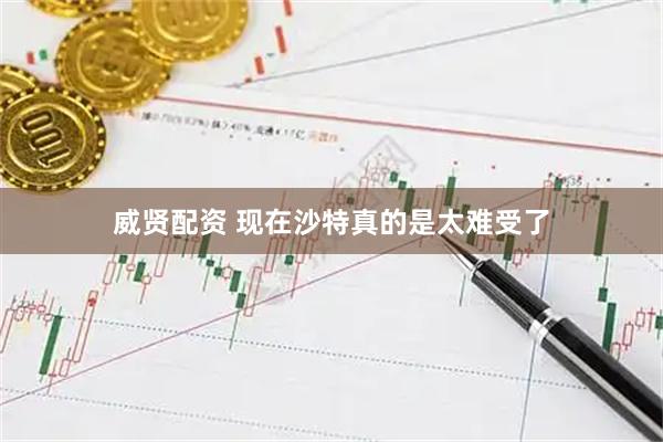 威贤配资 现在沙特真的是太难受了